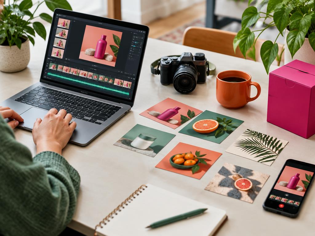 Fotografías de productos y creación de contenido